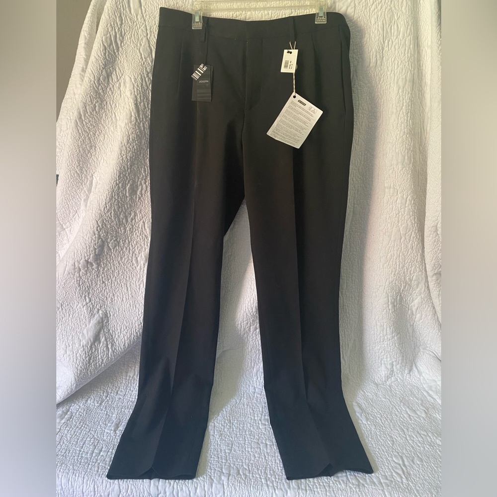 Joseph Mens Dress Pants Euro Sz 38 Has 35" Waist Black NWT‎